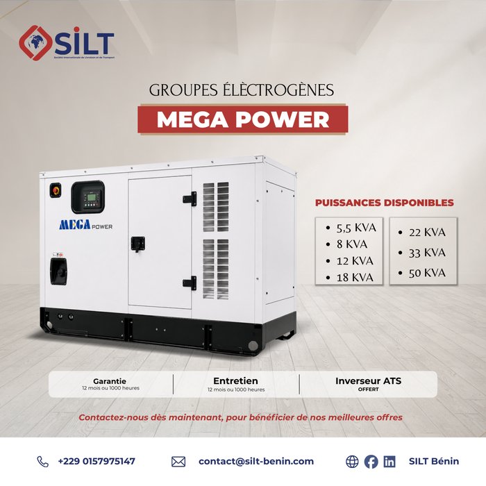 Groupes électrogènes MEGA POWER
